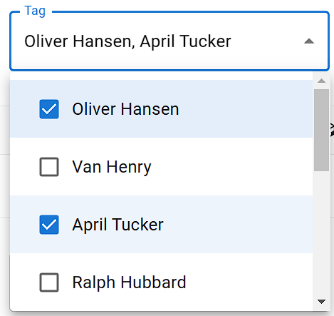 Material Multiple Select Options