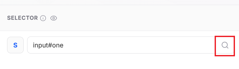 Field Selector Search